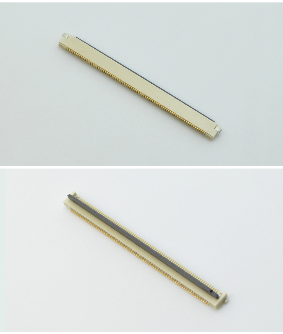 fpc连接器 datasheet-0.5间距fpc连接器fpc 翻盖连接器-宏利