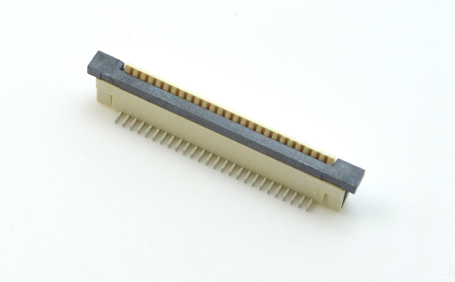 fpc连接器24pin-FPC连接器0.8间距立贴fpc连接器-宏利