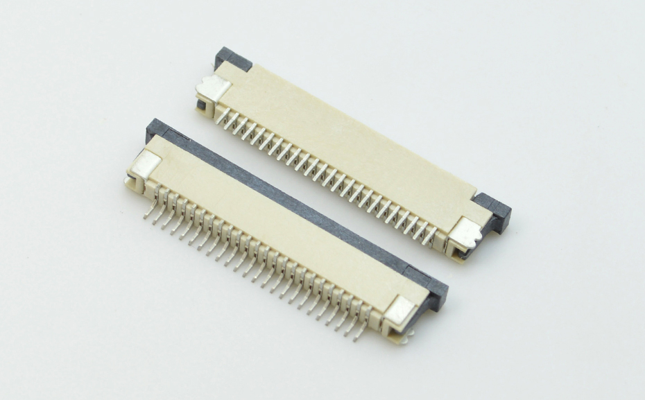 fpc延长连接器-FPC连接器0.8间距fpc连接器 下接-宏利