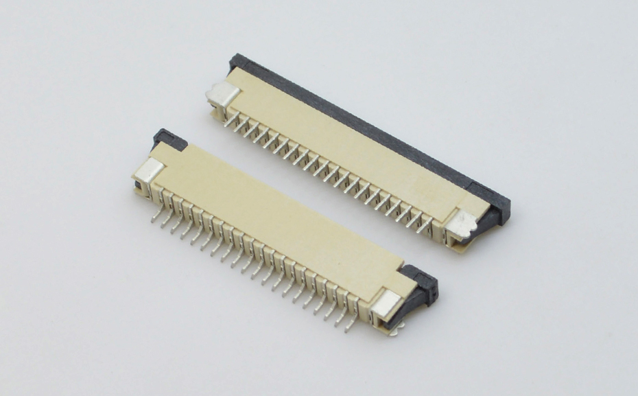 fpc连接器 8pin-fpc连接器表贴1.0间距fpc连接器-宏利