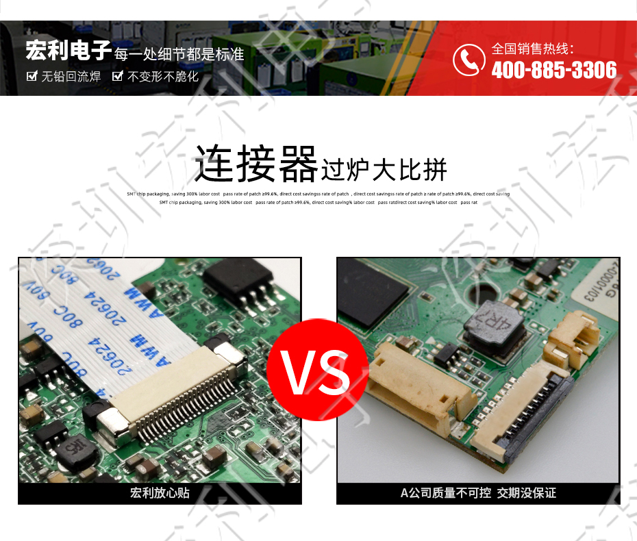 超薄FPC连接器 间距0.5mm-40PIN翻盖 塑高H1.0mm FPC插座超薄