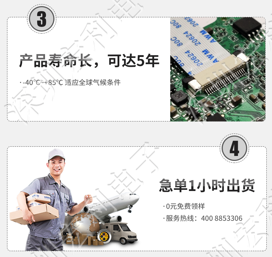 超薄FPC连接器 间距0.5mm-40PIN翻盖 塑高H1.0mm FPC插座超薄