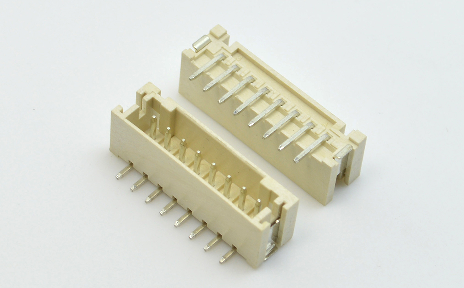 PH2.0mm间距连接器接插件 9P立式贴片 PCB板立式表贴,宏利