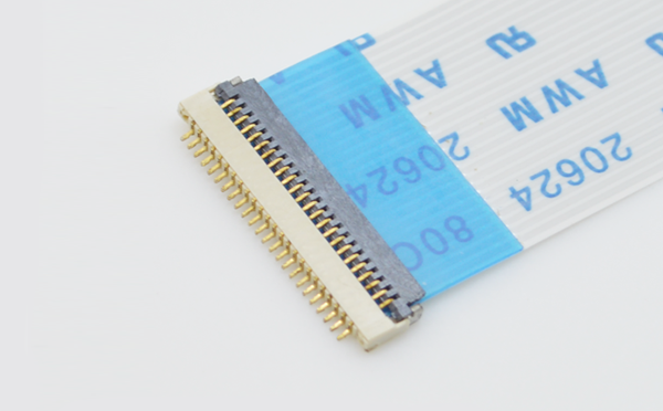 打印头fpc连接器-0.5fpc连接器翻盖式fpc连接器-宏利