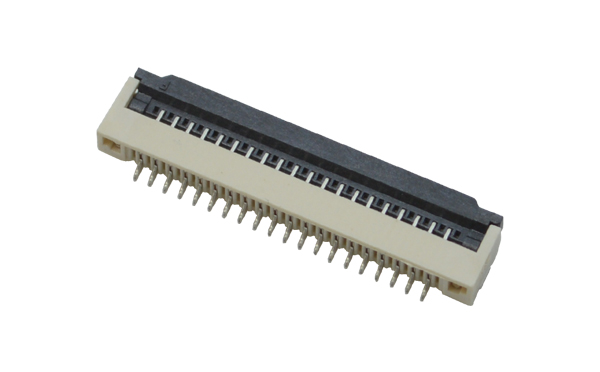 fpc连接器板-1.0间距fpc连接器fpc 翻盖连接器-宏利