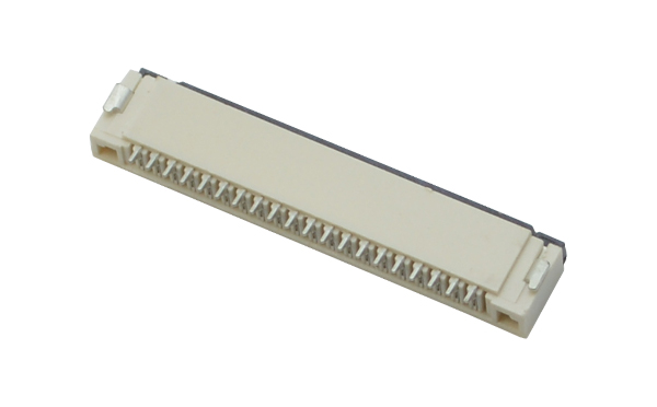 fpc连接器板-1.0间距fpc连接器fpc 翻盖连接器-宏利